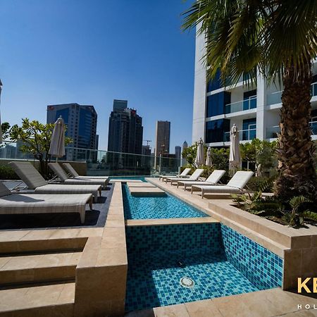 Sleek Studio In Prive With Stunning Canal View 迪拜 外观 照片