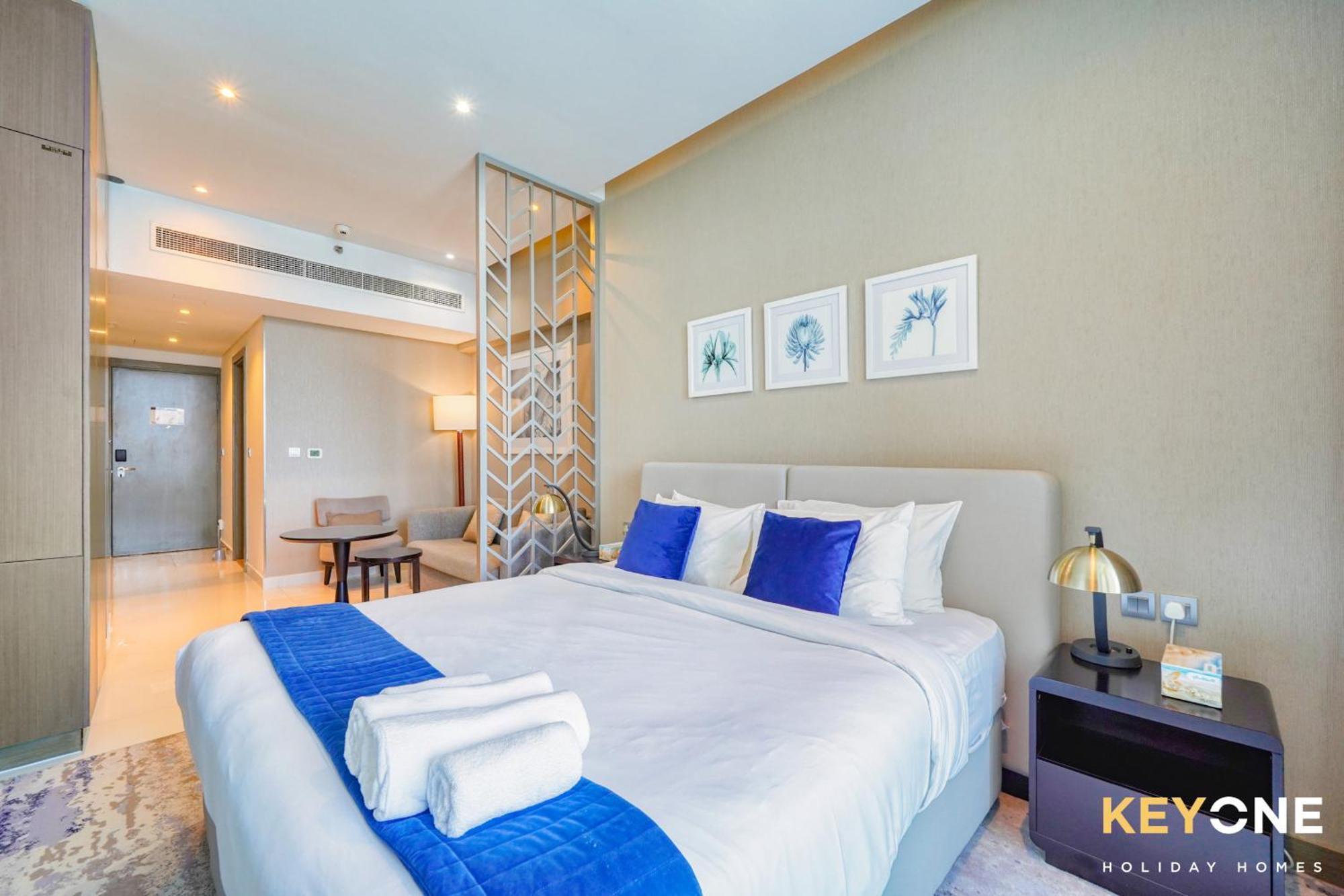 Sleek Studio In Prive With Stunning Canal View 迪拜 外观 照片