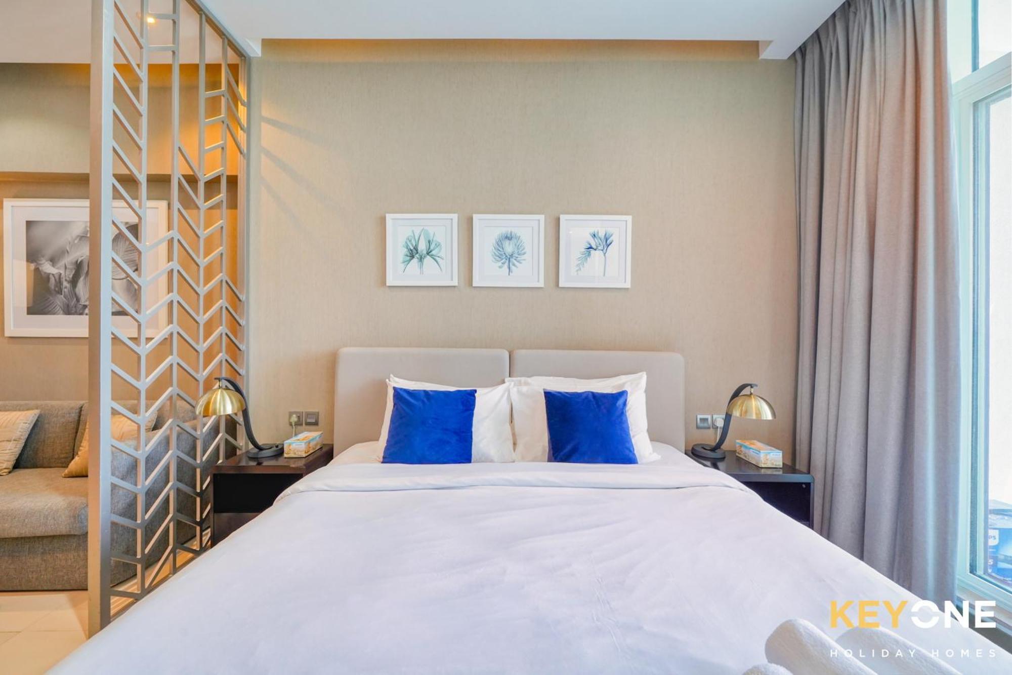 Sleek Studio In Prive With Stunning Canal View 迪拜 外观 照片